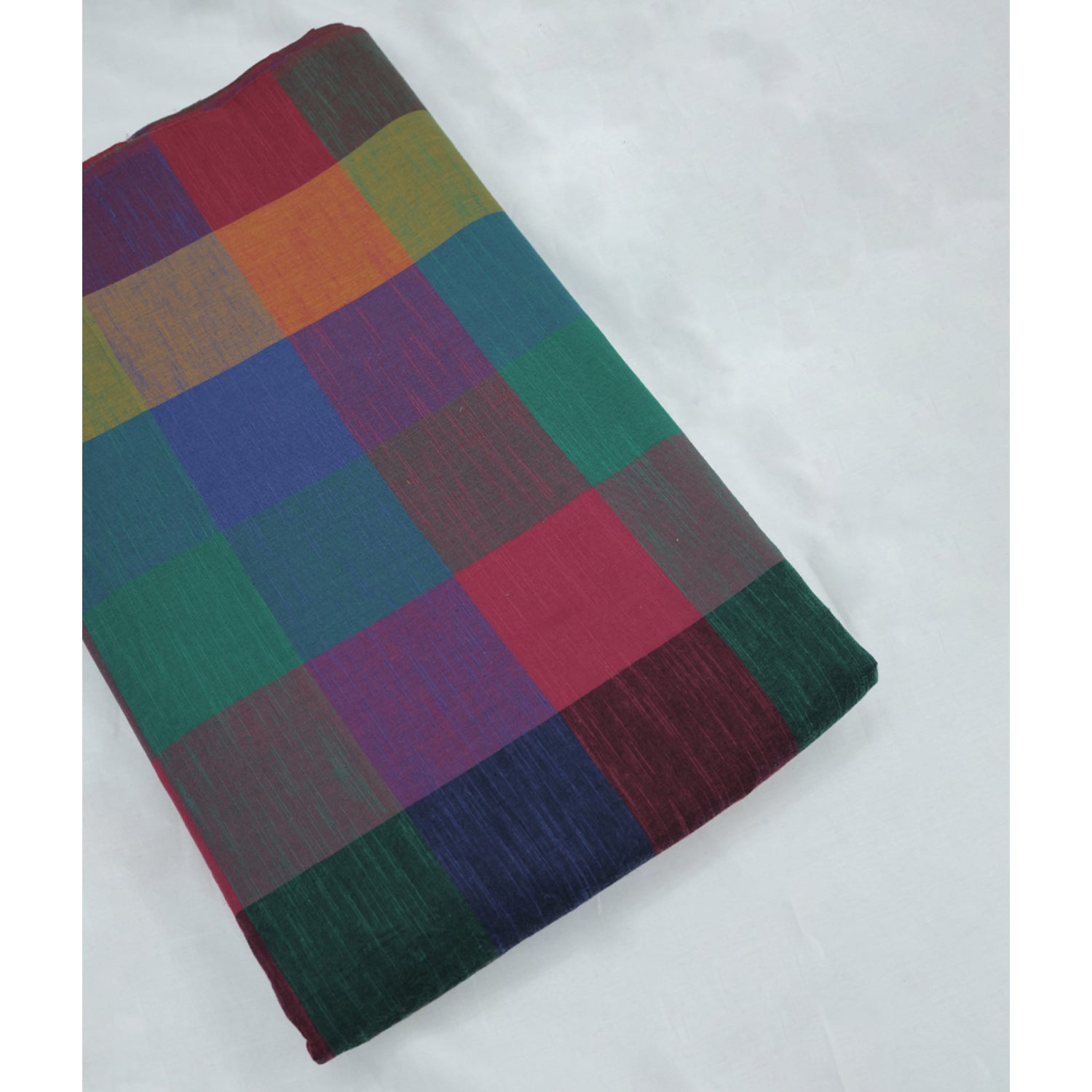 COTTON HANDLOOM MADRAS KATTAM CHECKS FABRIC