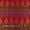 Satin Silk Feel Poppy Red Colour Banarasi Brocade 43 Inches Width Fabric