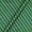 Katan Silk Green Colour Gold Stripes Banarasi Jacquard Fabric