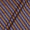 Katan Silk Brown and Violet Colour Gold Stripes Banarasi Jacquard Fabric
