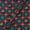 Ethnic Patola Print on Rama Green Colour Chinnon Silk Feel Zari Brocade 45 Inches Width Fabric