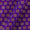 Banarasi Art Silk Dark Purple X Red Cross Tone Golden Jacquard Butti Fabric Online 6099W1