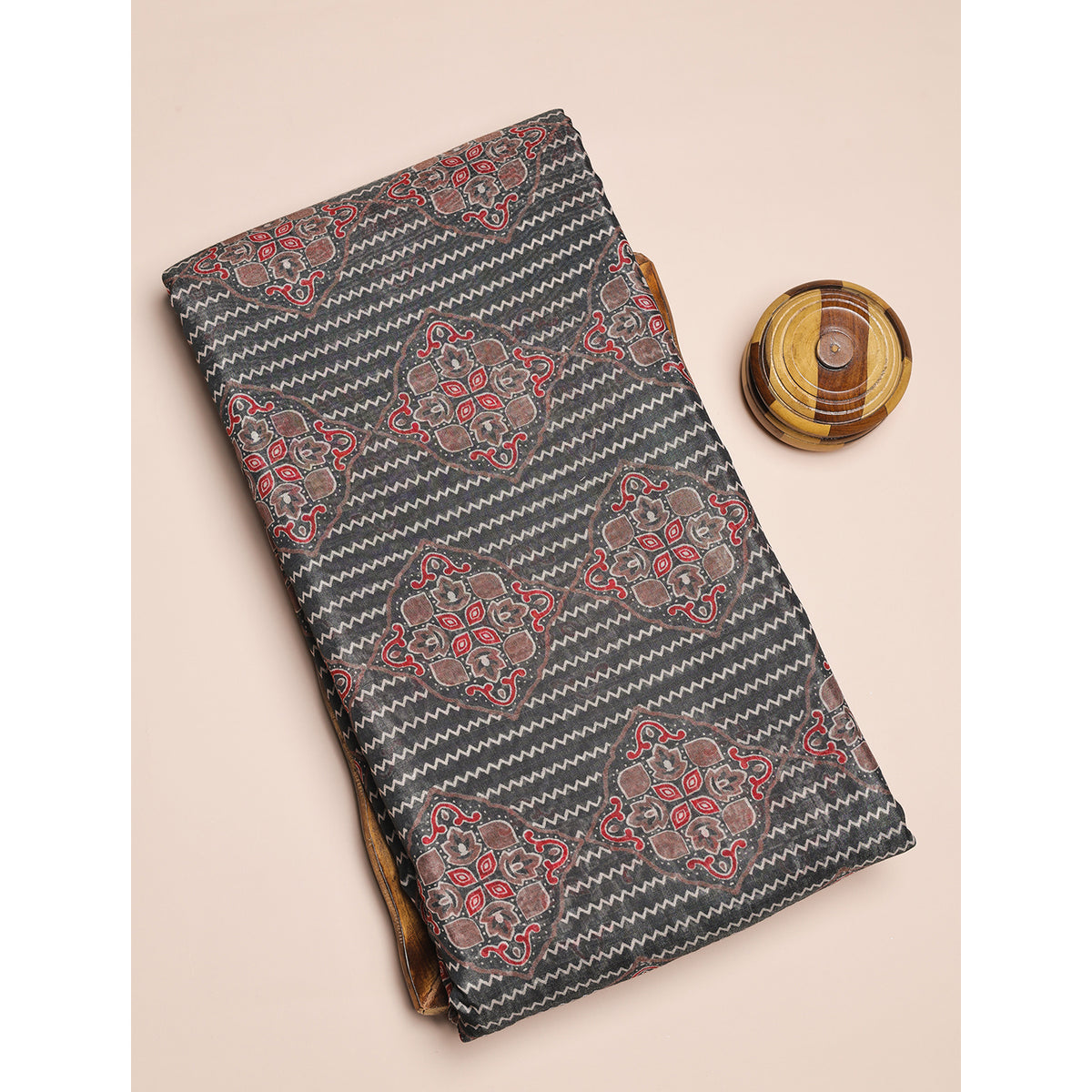 PURE BANARASI MUL CHANDERI PRINTED FABRIC
