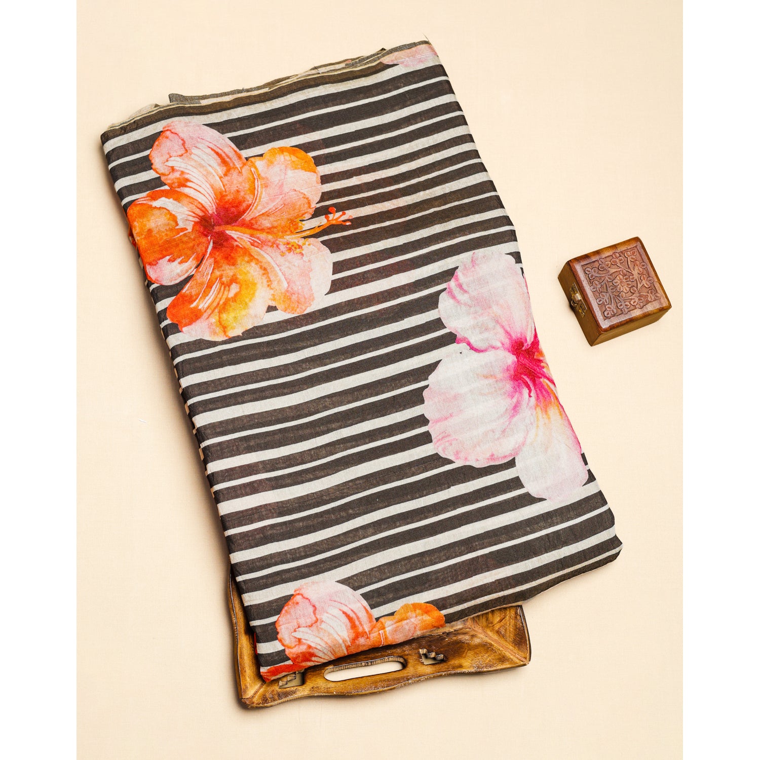 MOGRA CHANDERI PRINTED FABRIC