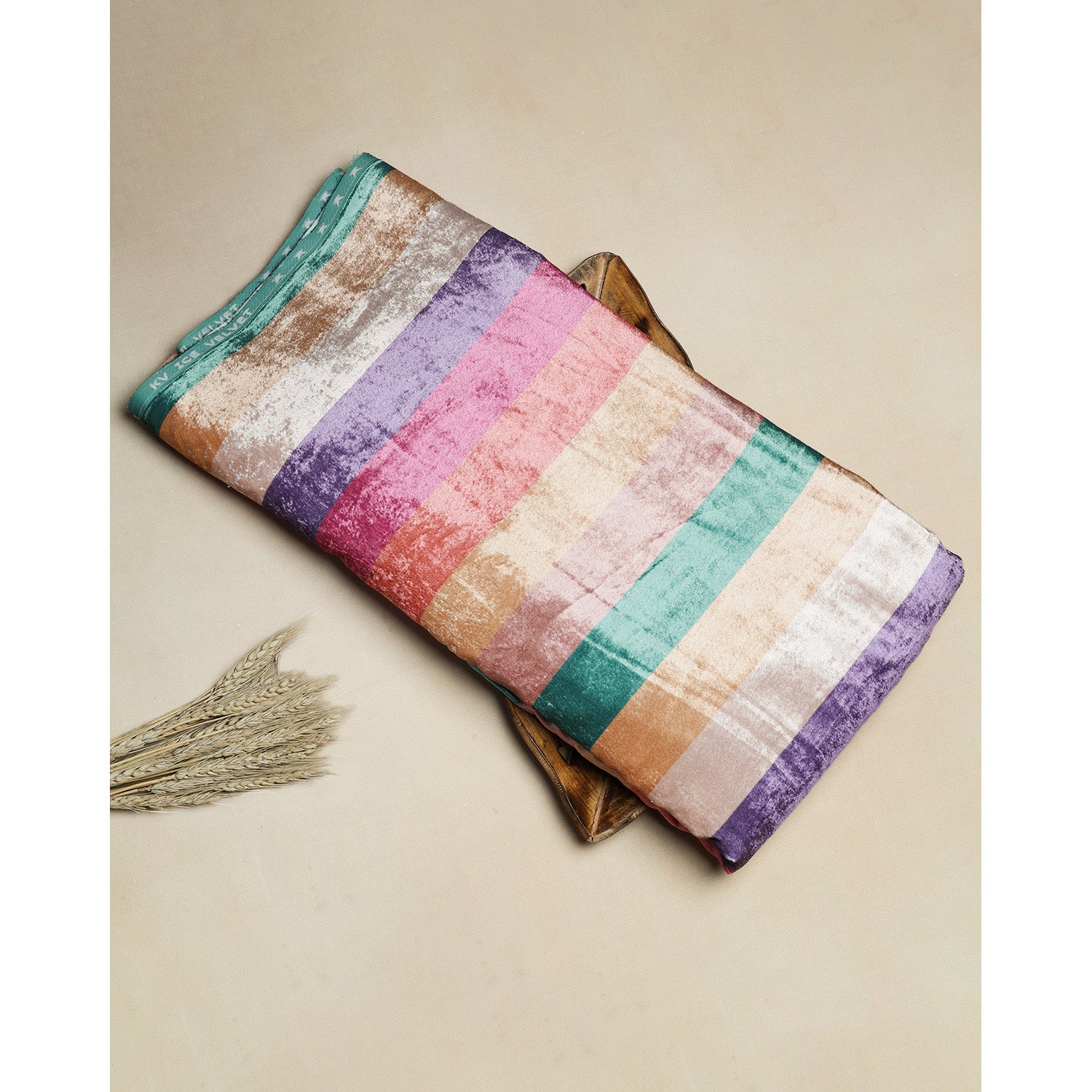 MEHFIL-E-RANG - VELVET DIGITAL PRINTED FABRIC