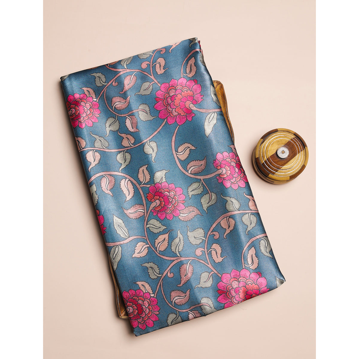PURE GAJJI SILK PRINTED FABRIC
