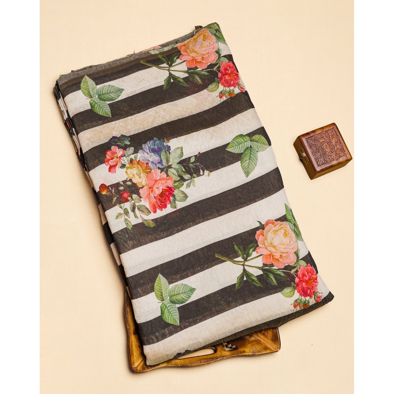 MOGRA CHANDERI PRINTED FABRIC