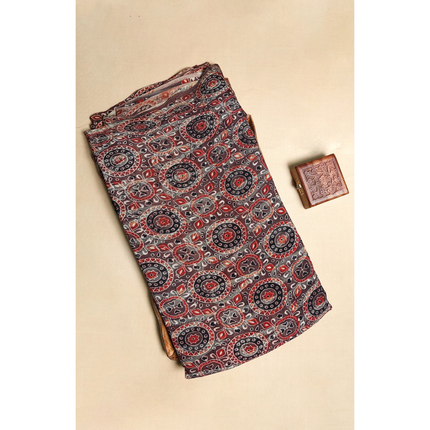 CHINON AJRAKH PRINTED FABRIC