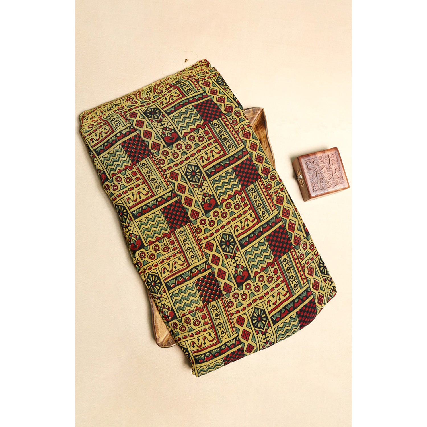 CHINON AJRAKH PRINTED FABRIC