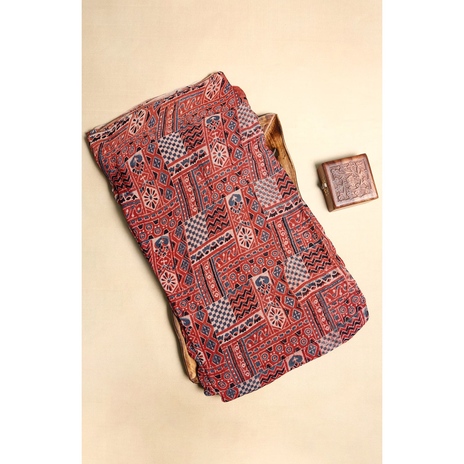 CHINON AJRAKH PRINTED FABRIC