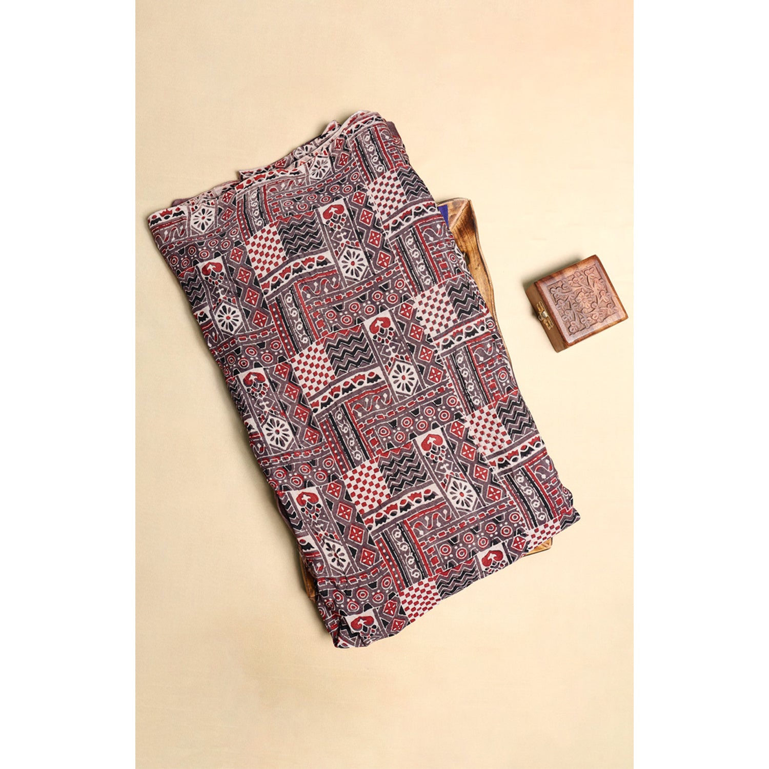 CHINON AJRAKH PRINTED FABRIC