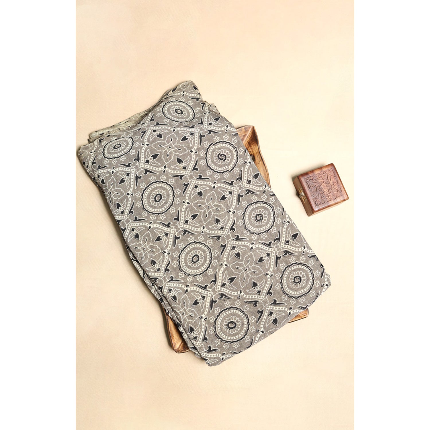 CHINON AJRAKH PRINTED FABRIC