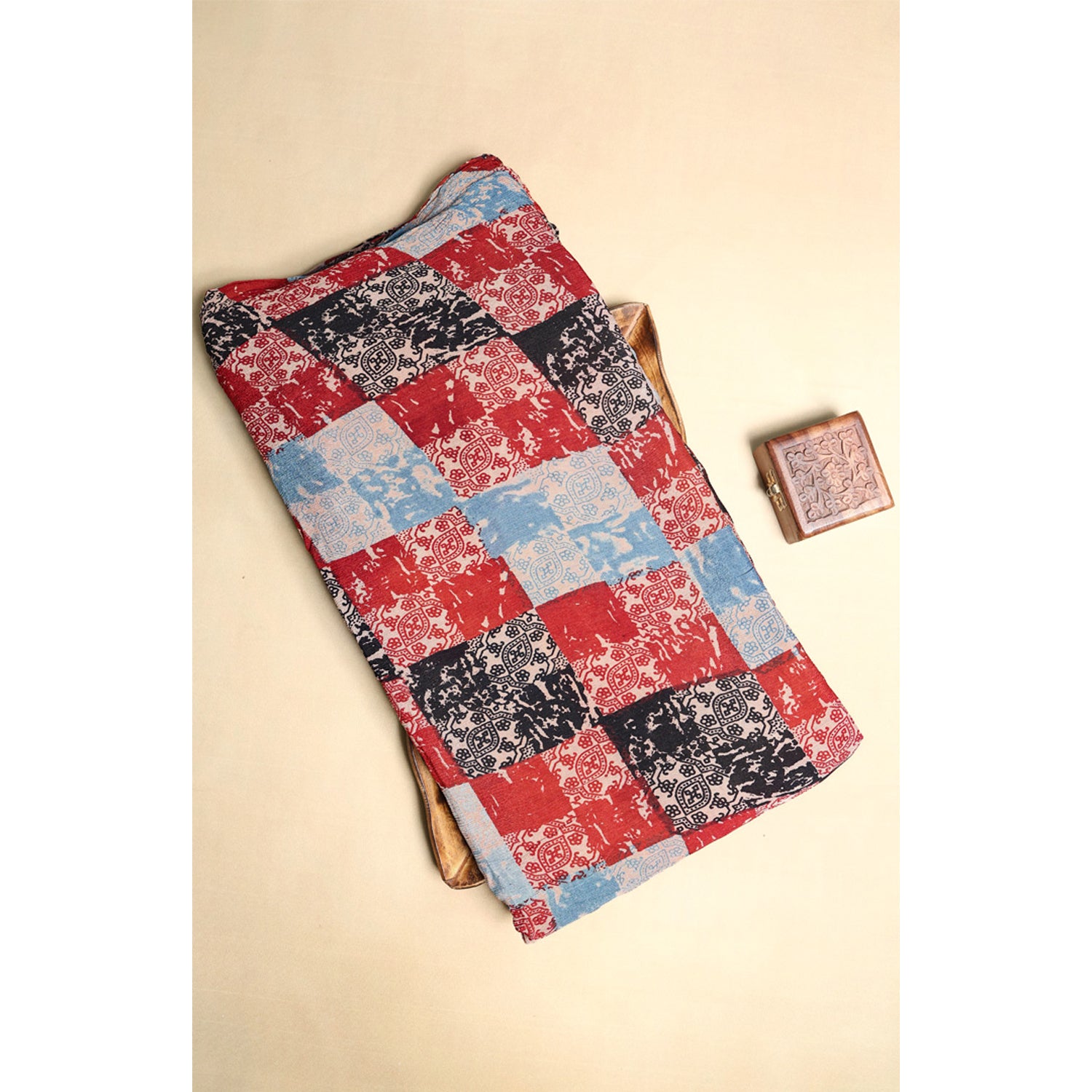 CHINON AJRAKH PRINTED FABRIC