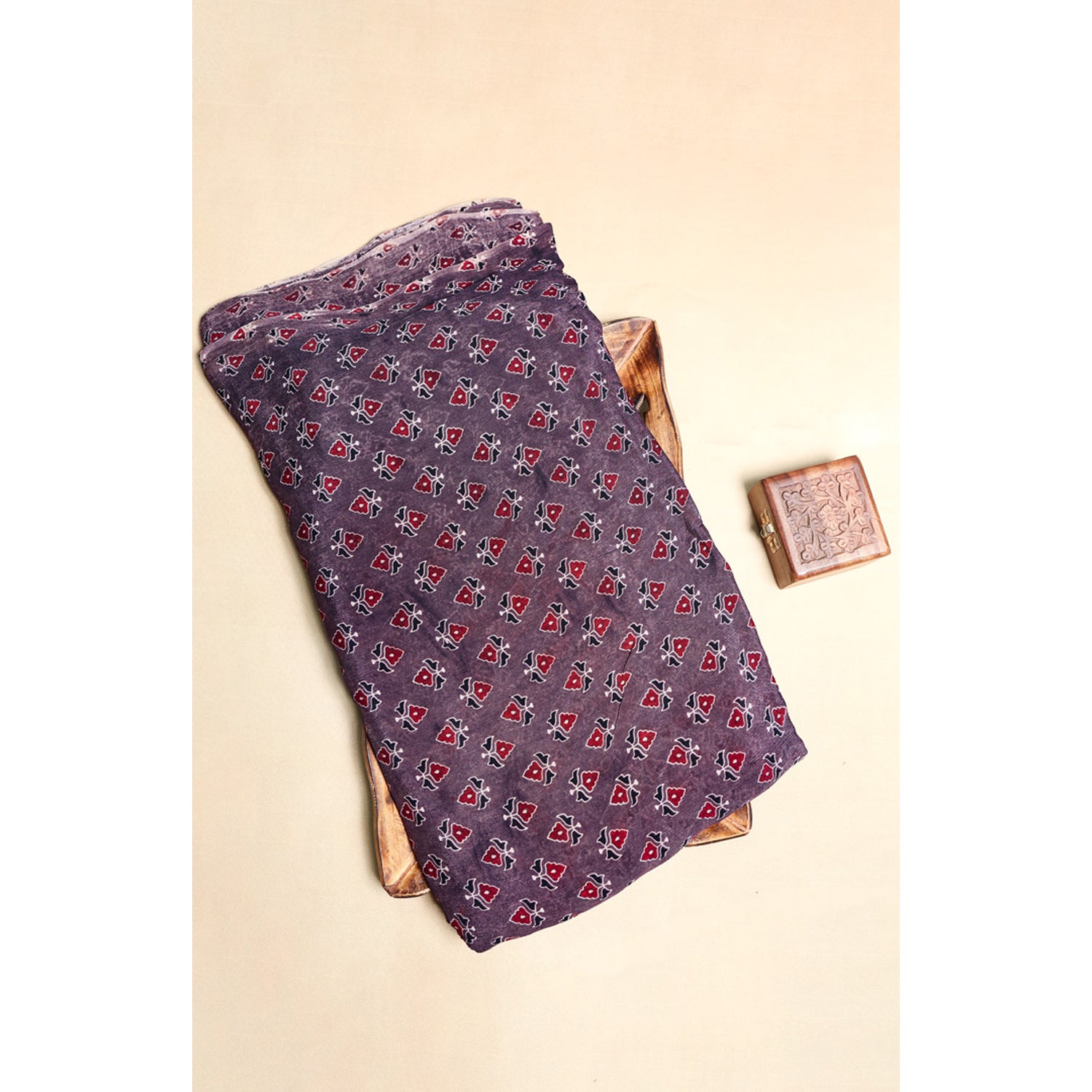 CHINON AJRAKH PRINTED FABRIC