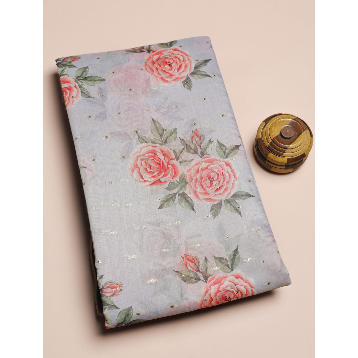 SEMI SILK PRINTED FABRIC