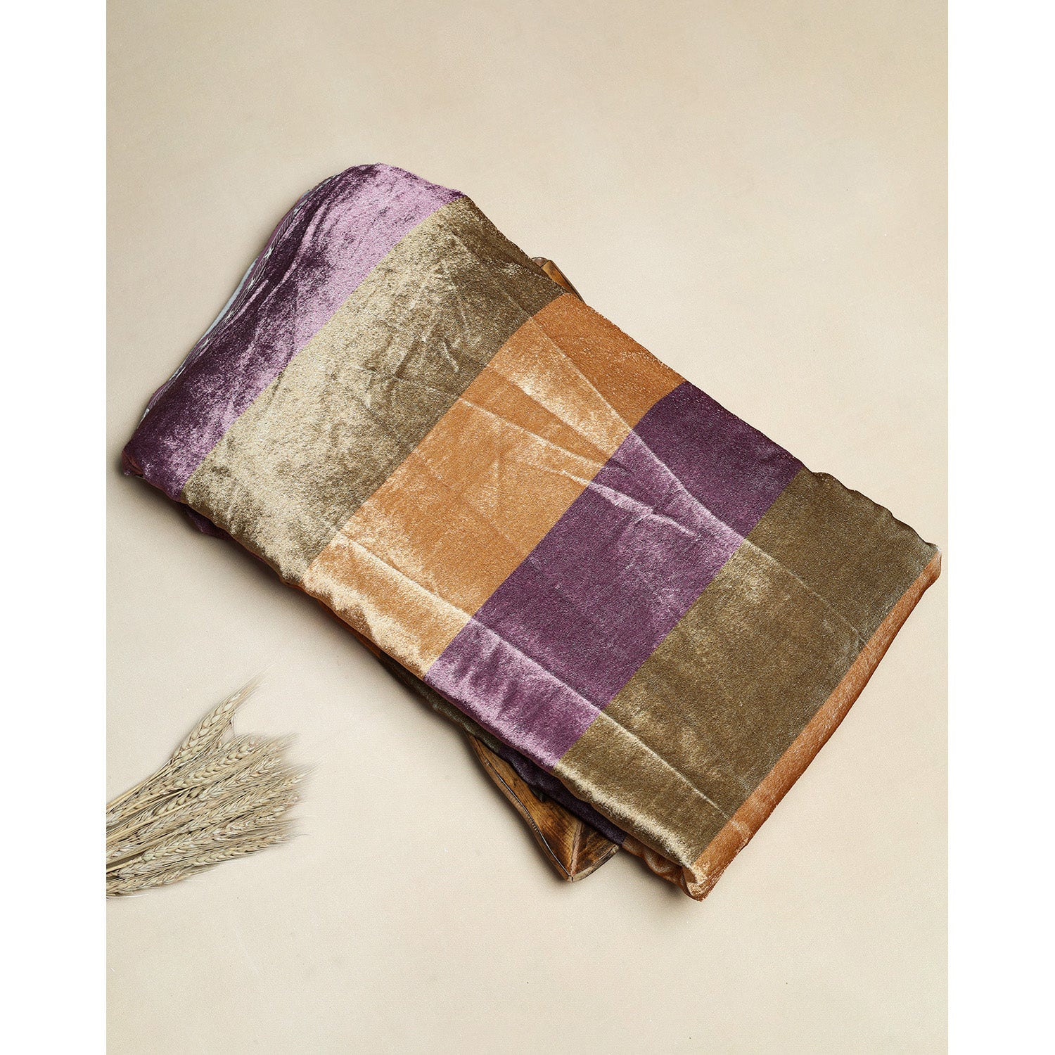 MEHFIL-E-RANG - VELVET DIGITAL PRINTED FABRIC