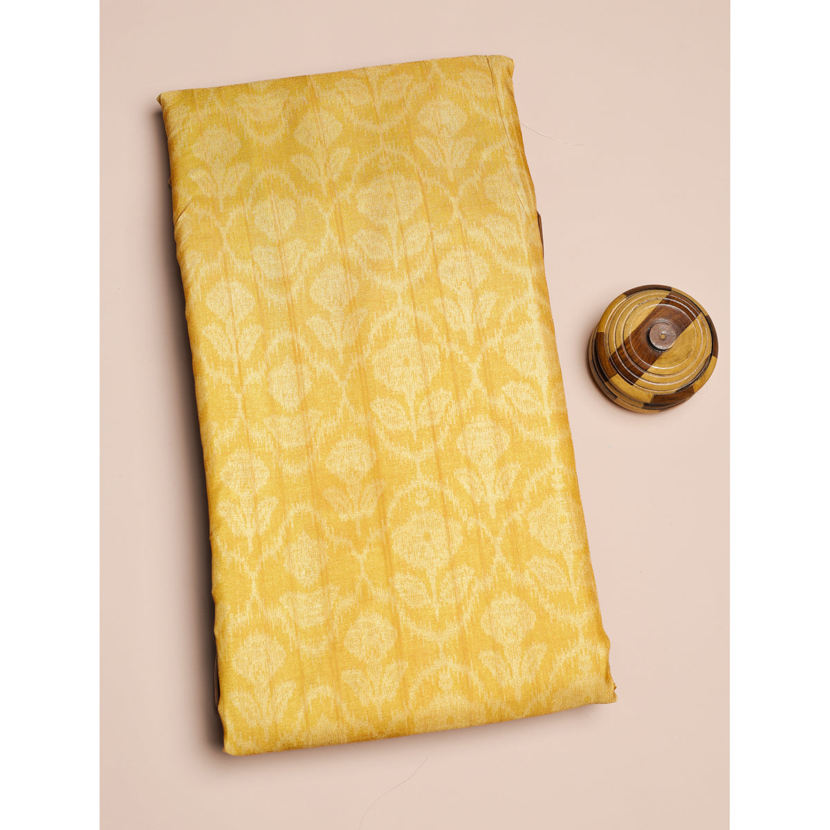SEMI TUSSAR PRINTED FABRIC