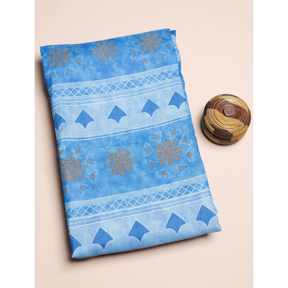 SEMI SILK PRINTED FABRIC