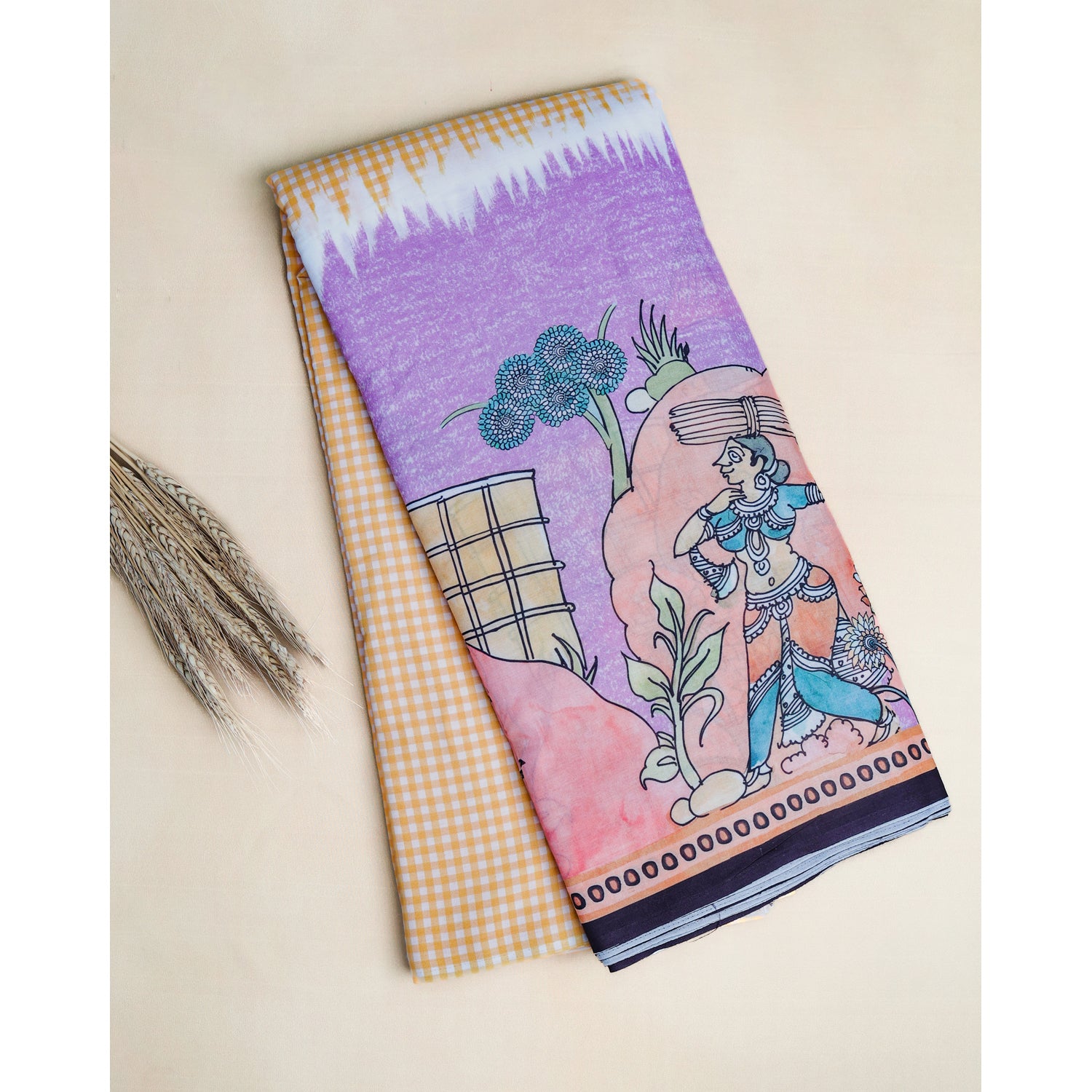 COTTON CAMBRIC PRINTED FABRIC