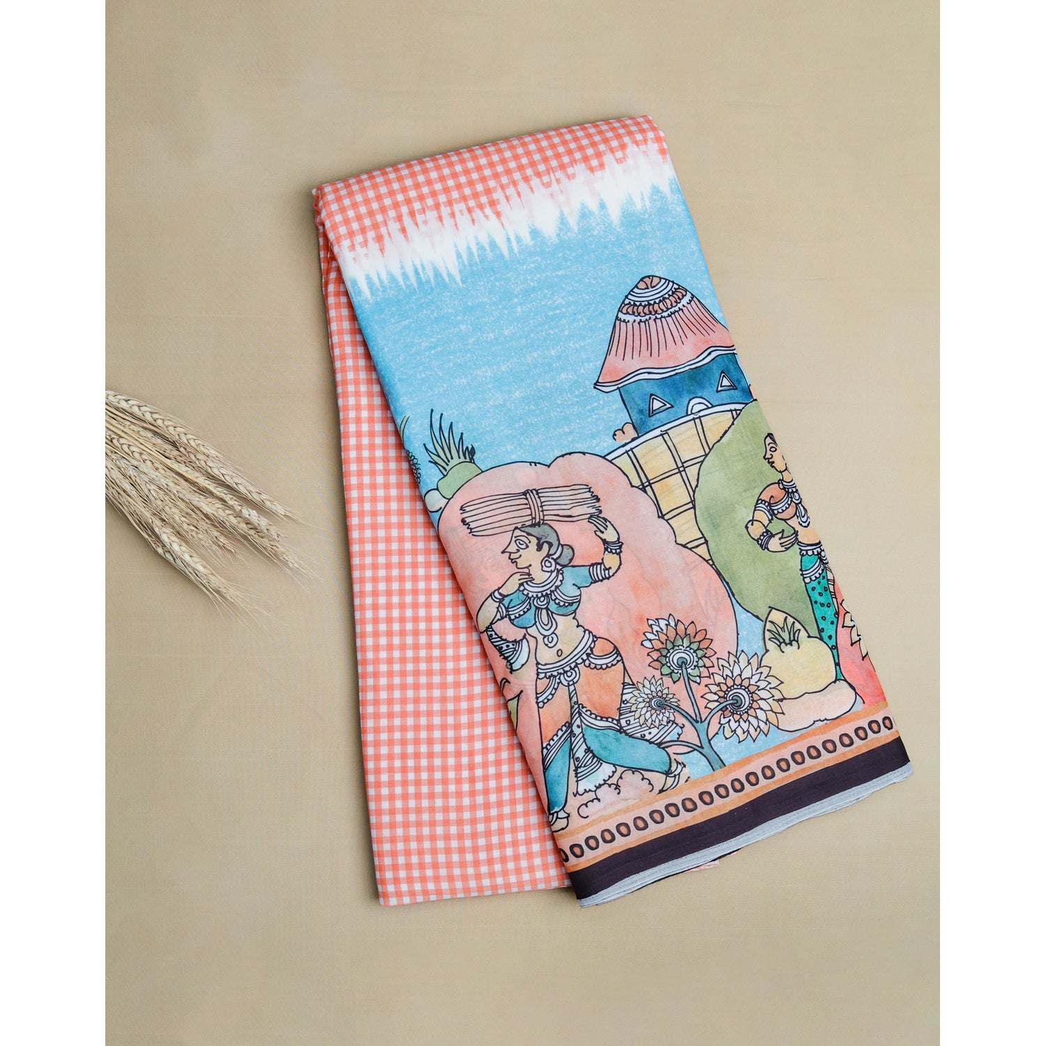 COTTON CAMBRIC PRINTED FABRIC
