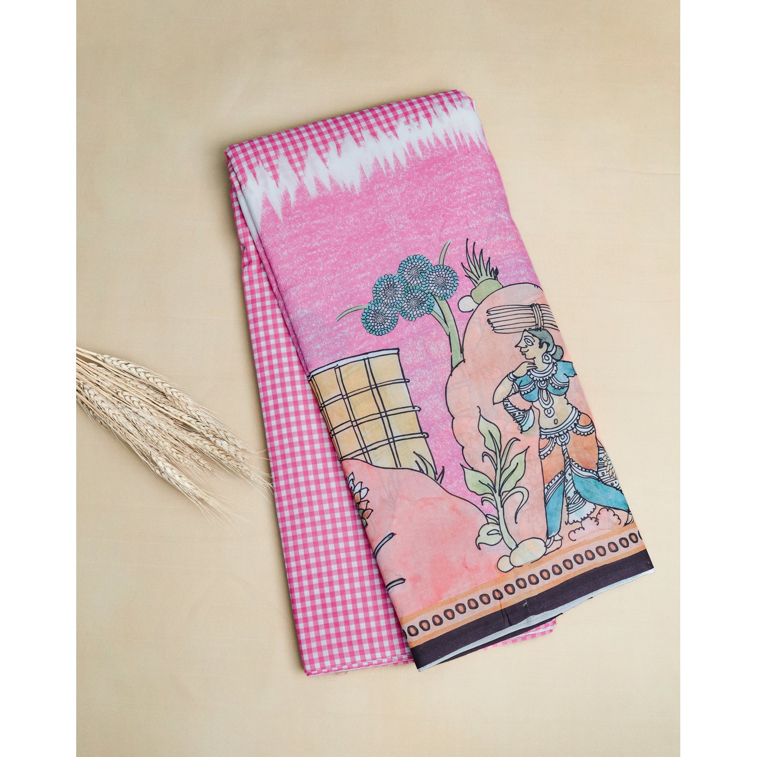 COTTON CAMBRIC PRINTED FABRIC