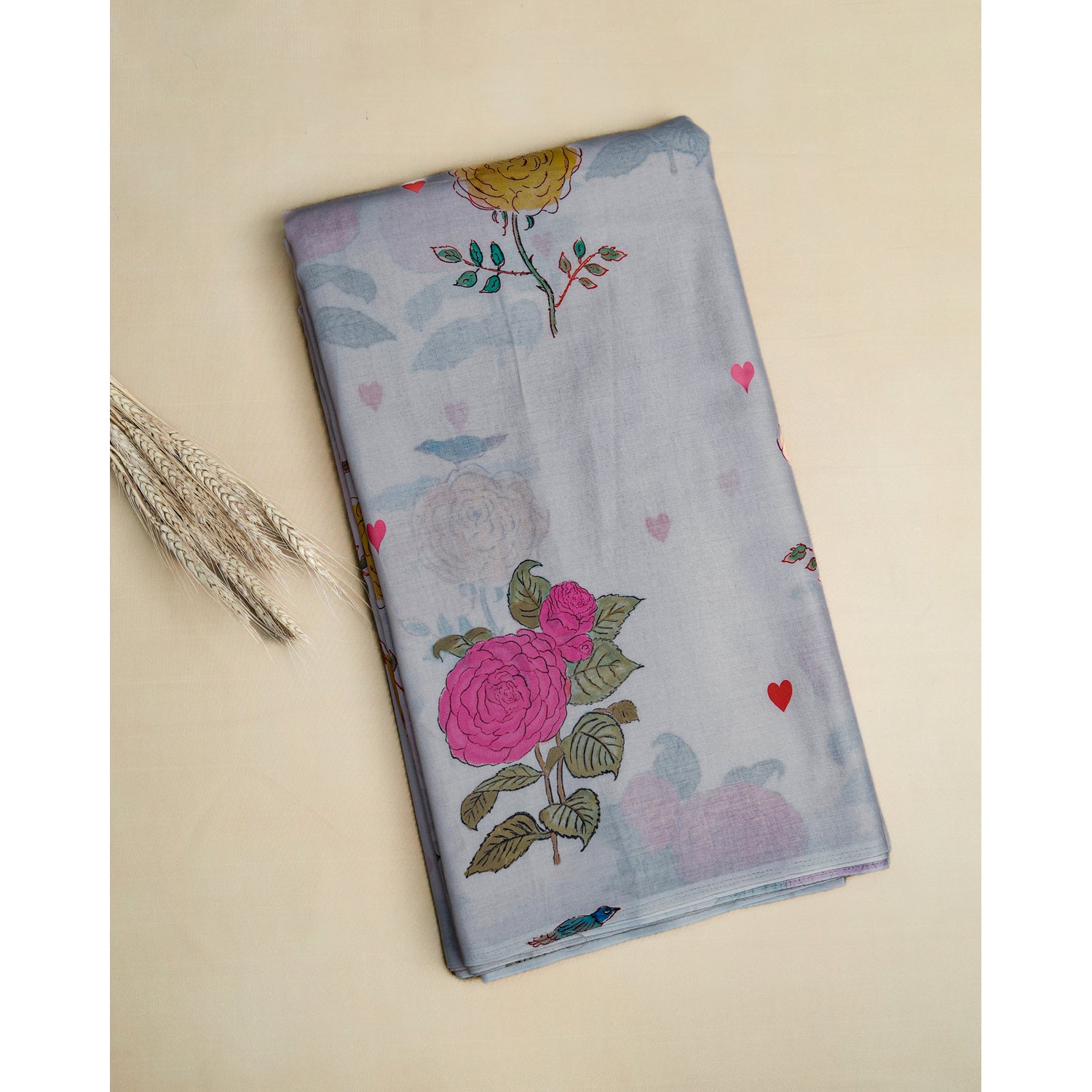 COTTON CAMBRIC PRINTED FABRIC