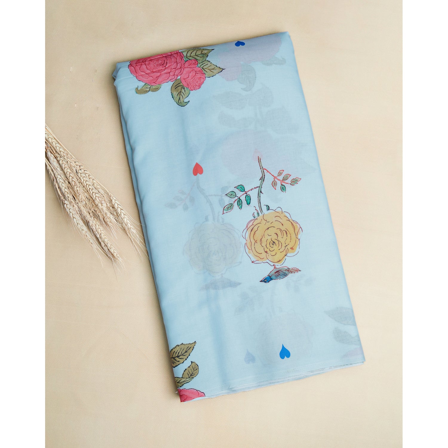 COTTON CAMBRIC PRINTED FABRIC