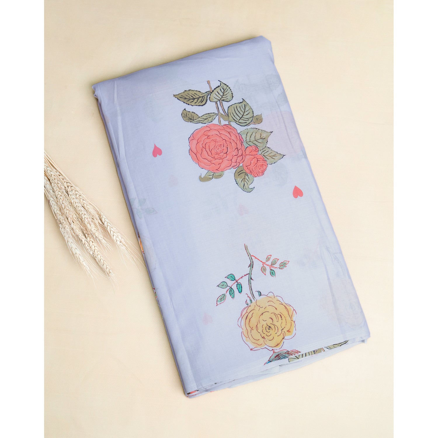 COTTON CAMBRIC PRINTED FABRIC