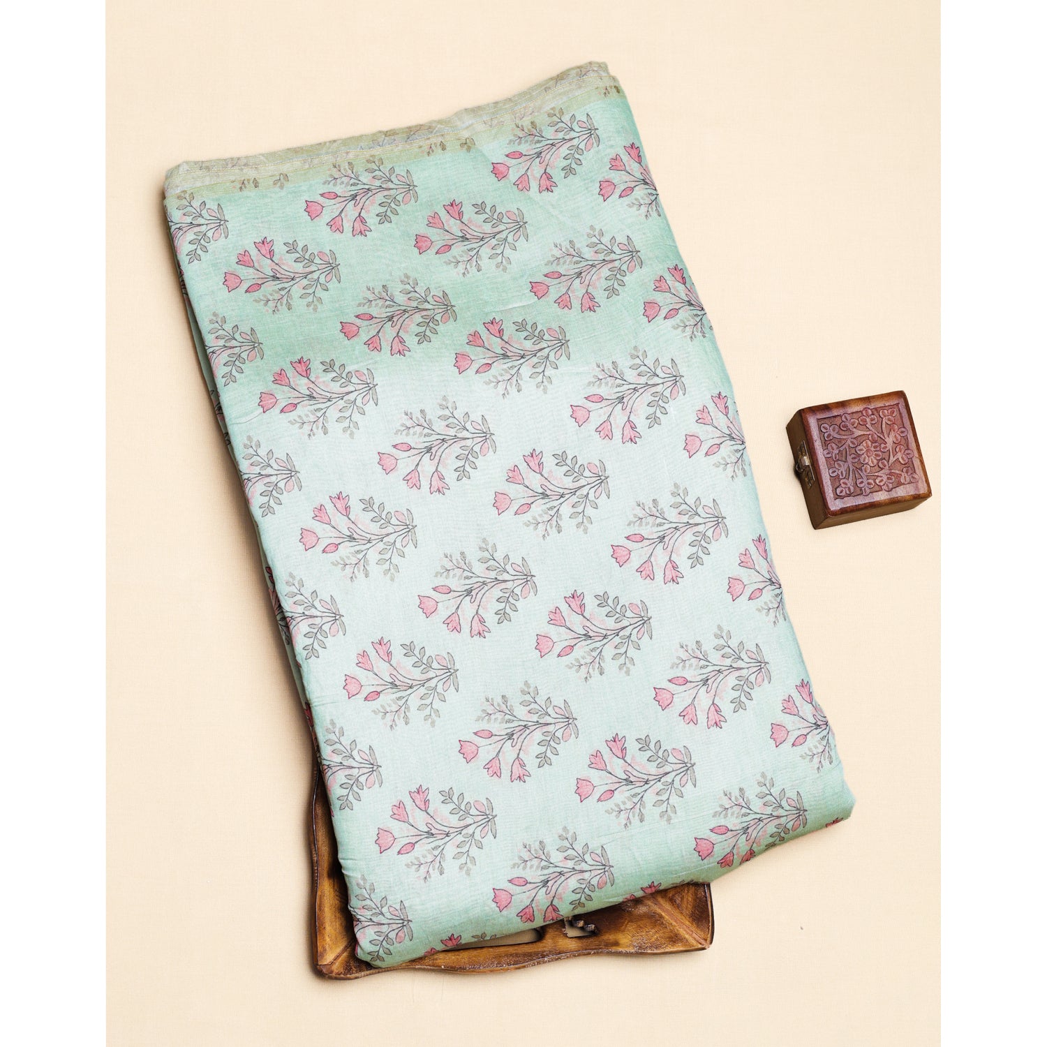 MOGRA CHANDERI PRINTED FABRIC