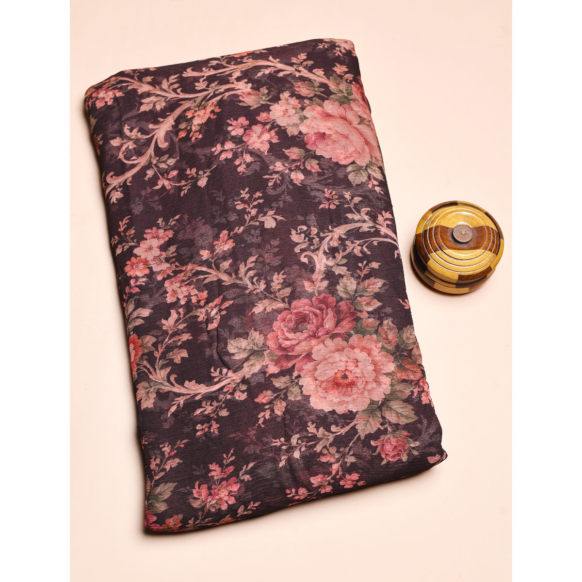 BEMBERG CHIFFON PRINTED FABRIC
