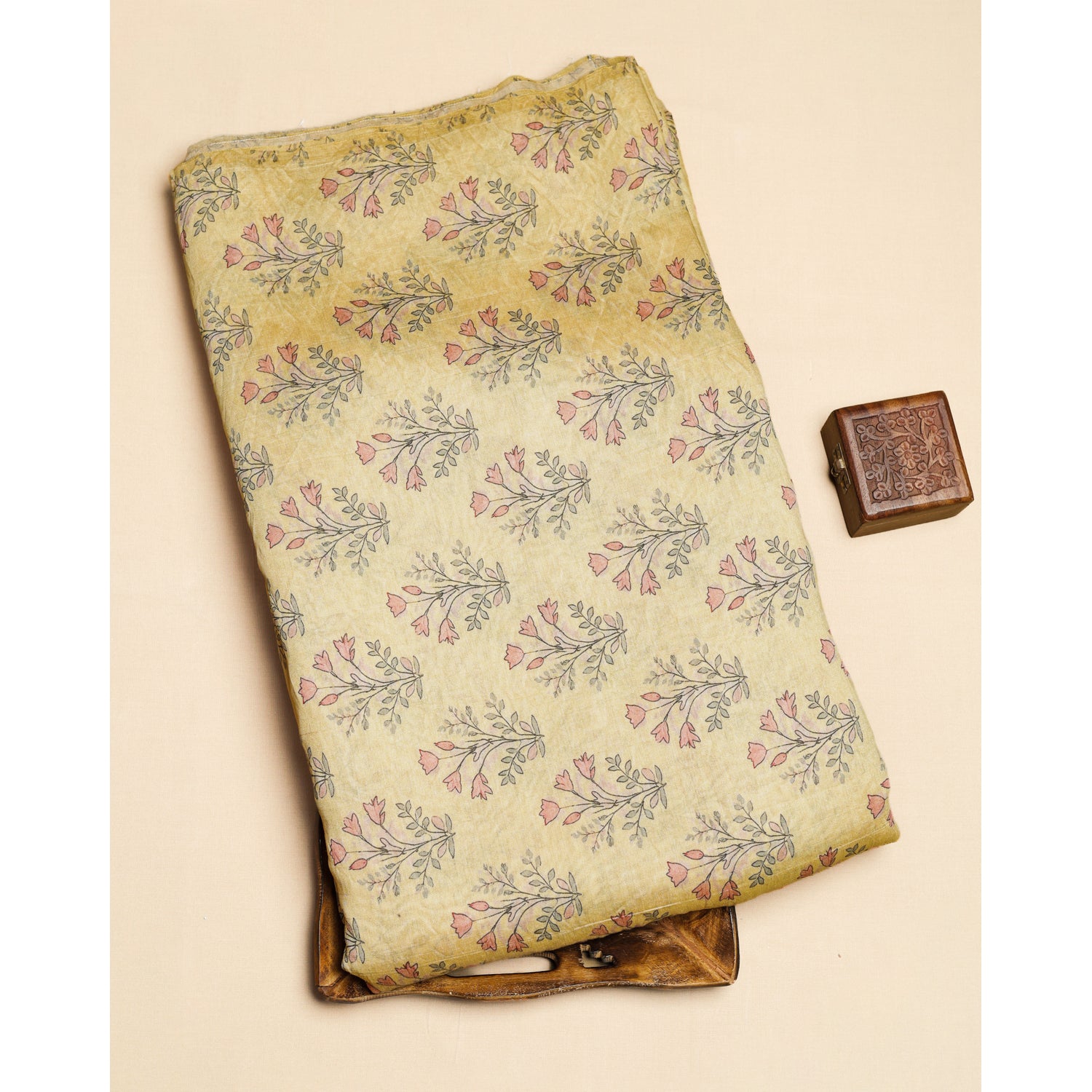 MOGRA CHANDERI PRINTED FABRIC