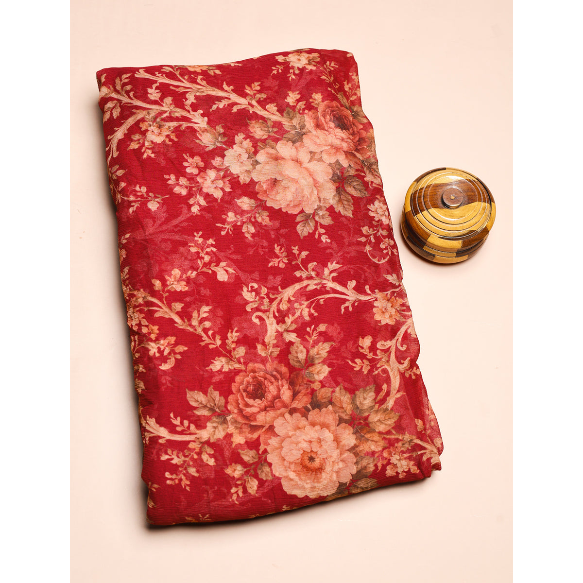 BEMBERG CHIFFON PRINTED FABRIC