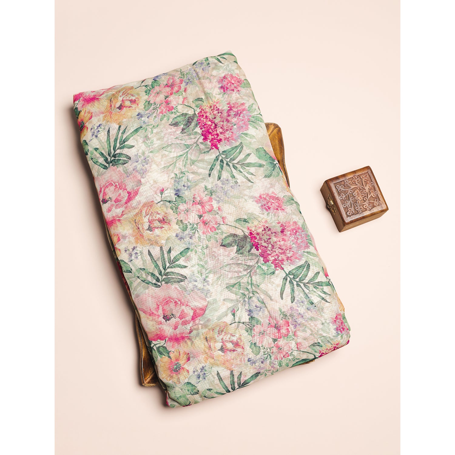 PURE GEORGETTE PRINTED FABRIC