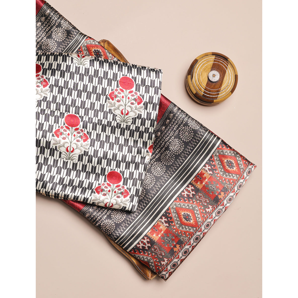 PURE GAJJI SILK PRINTED FABRICS