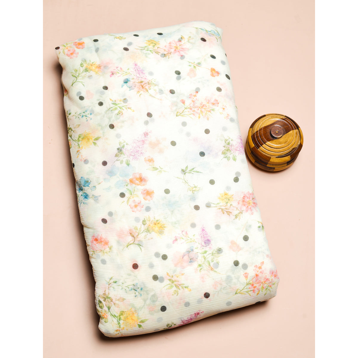 BEMBERG CHIFFON PRINTED FABRIC