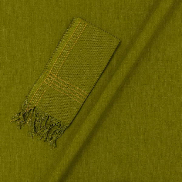 South Cotton Moss Green Colour Dupatta and Bottom Fabric Set Online 7000M