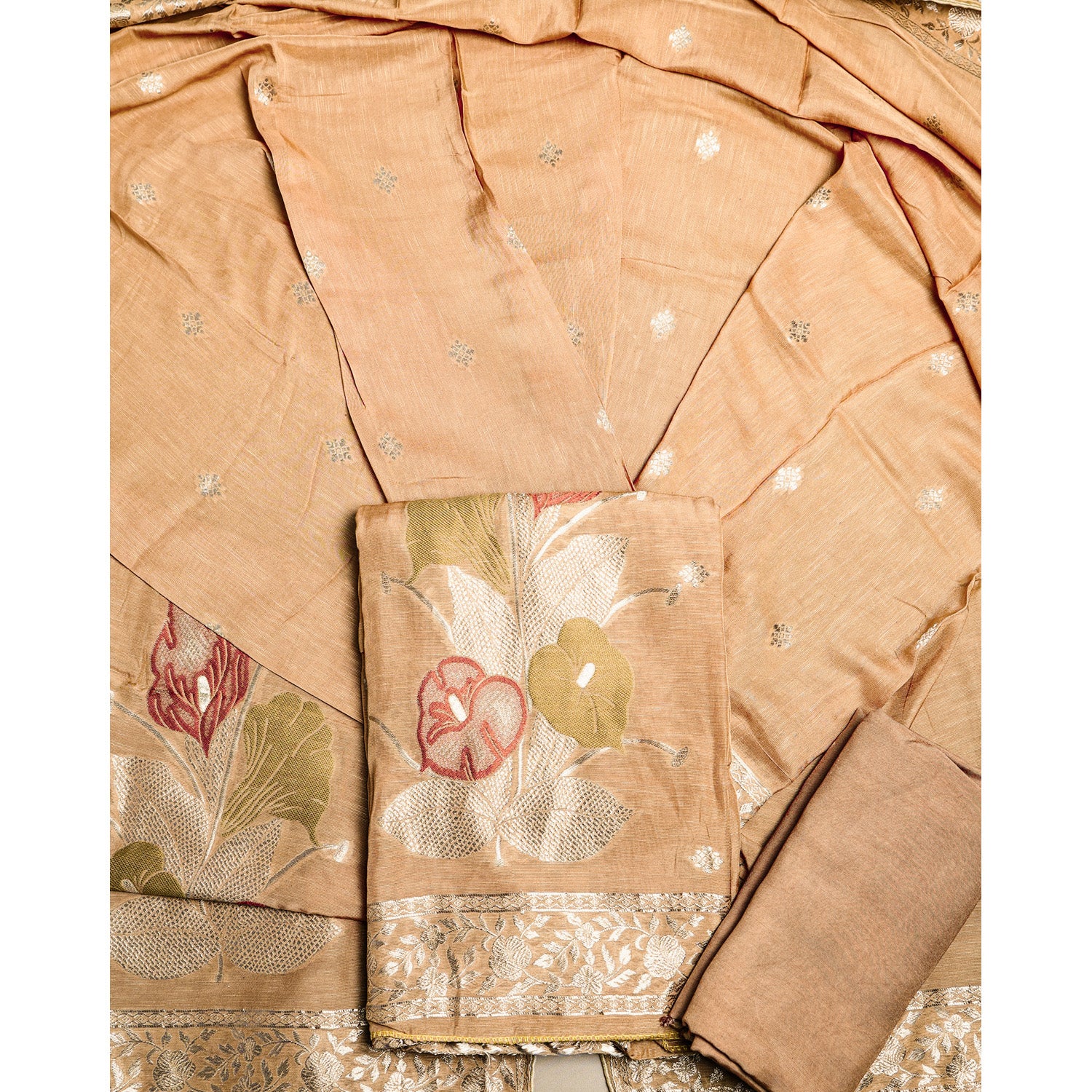 VISCOSE LINEN SLUB SUIT SET