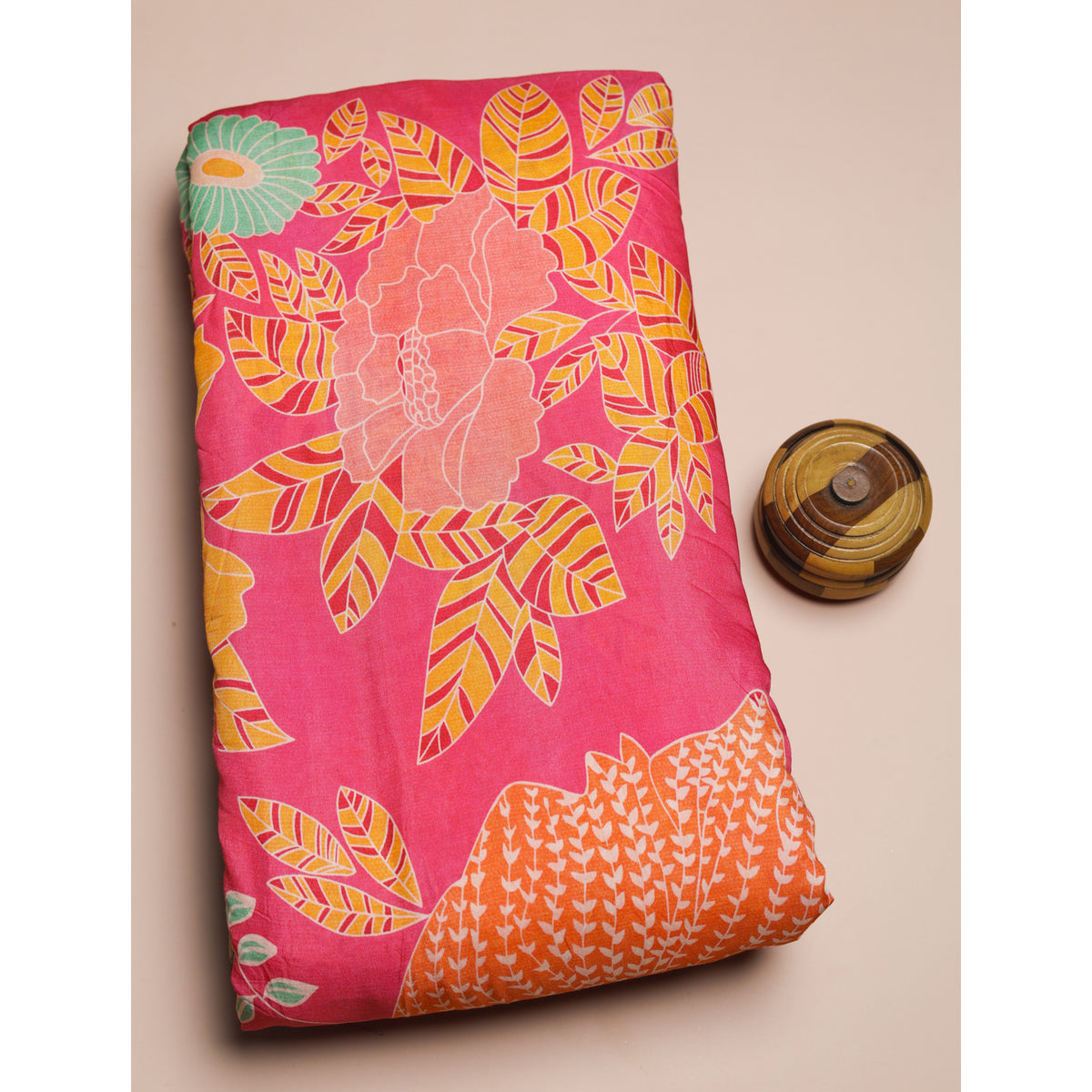SEMI SILK PRINTED FABRIC