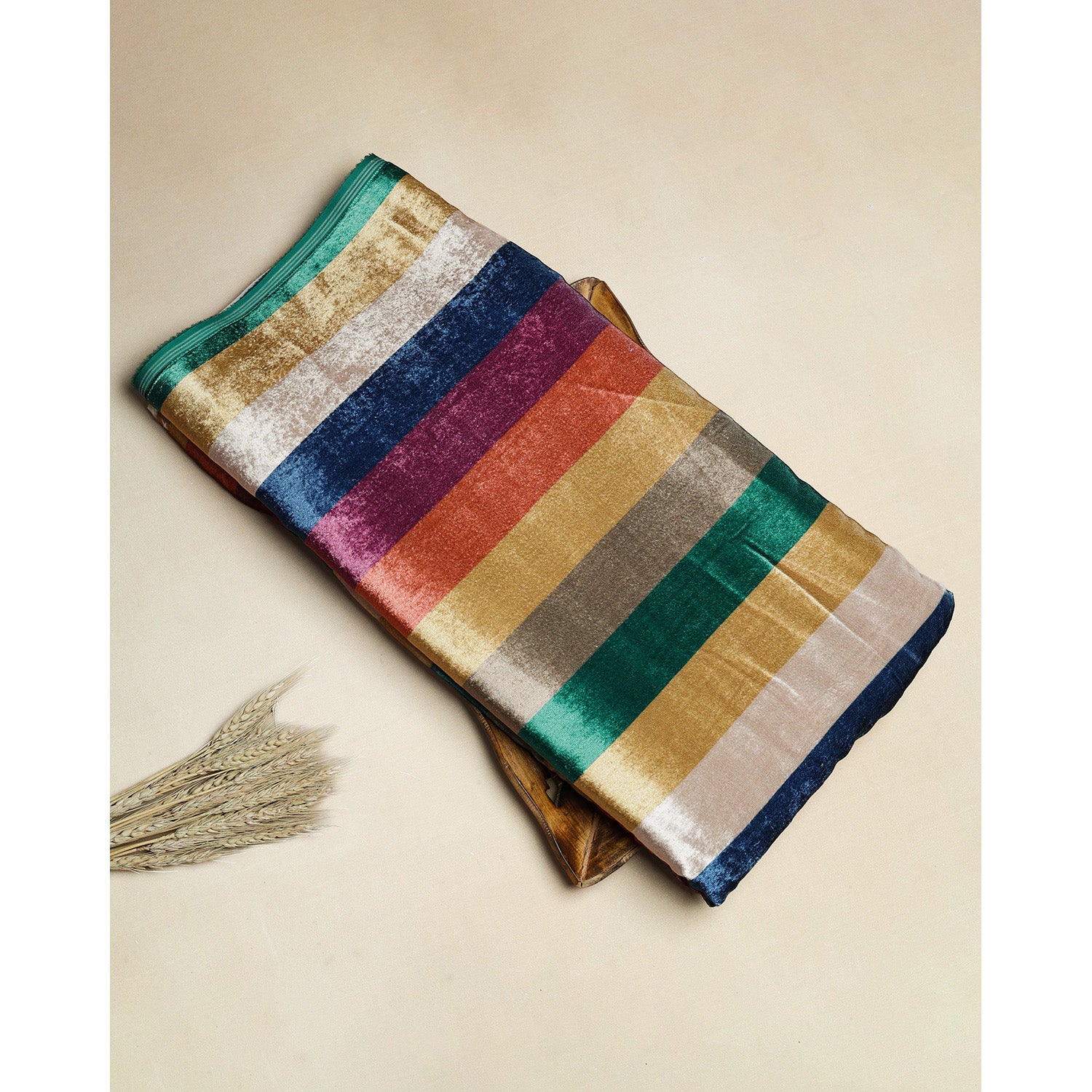 MEHFIL-E-RANG - VELVET DIGITAL PRINTED FABRIC