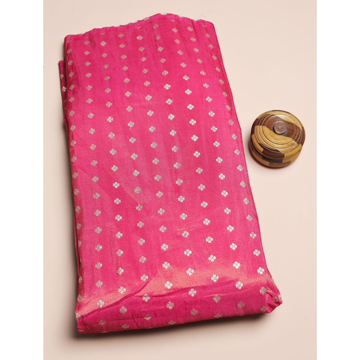 SEMI SILK BUTTA FABRIC