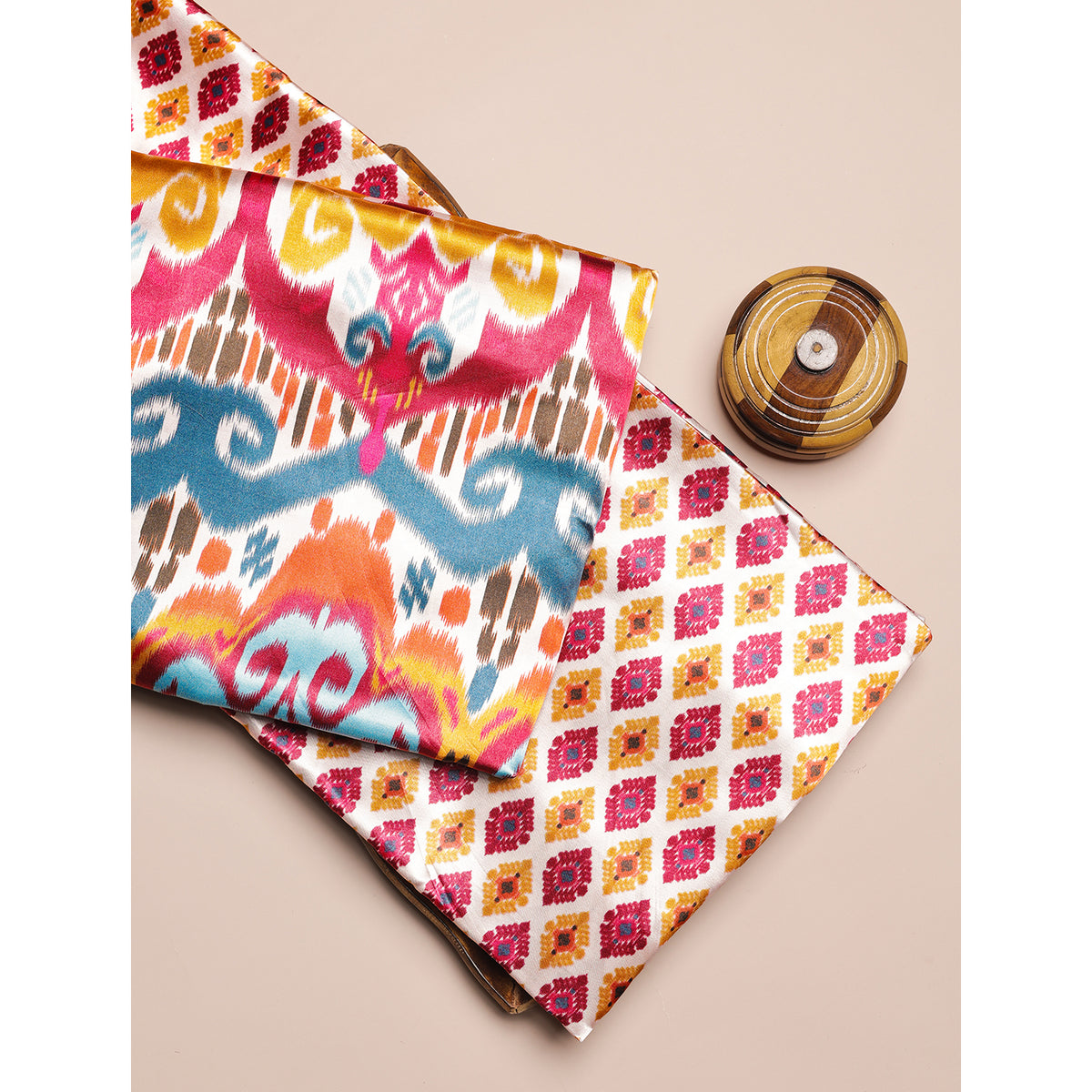 PURE GAJJI SILK PRINTED FABRICS
