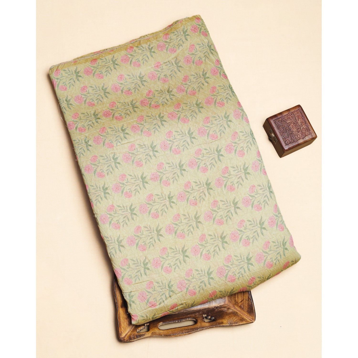 MOGRA CHANDERI PRINTED FABRIC