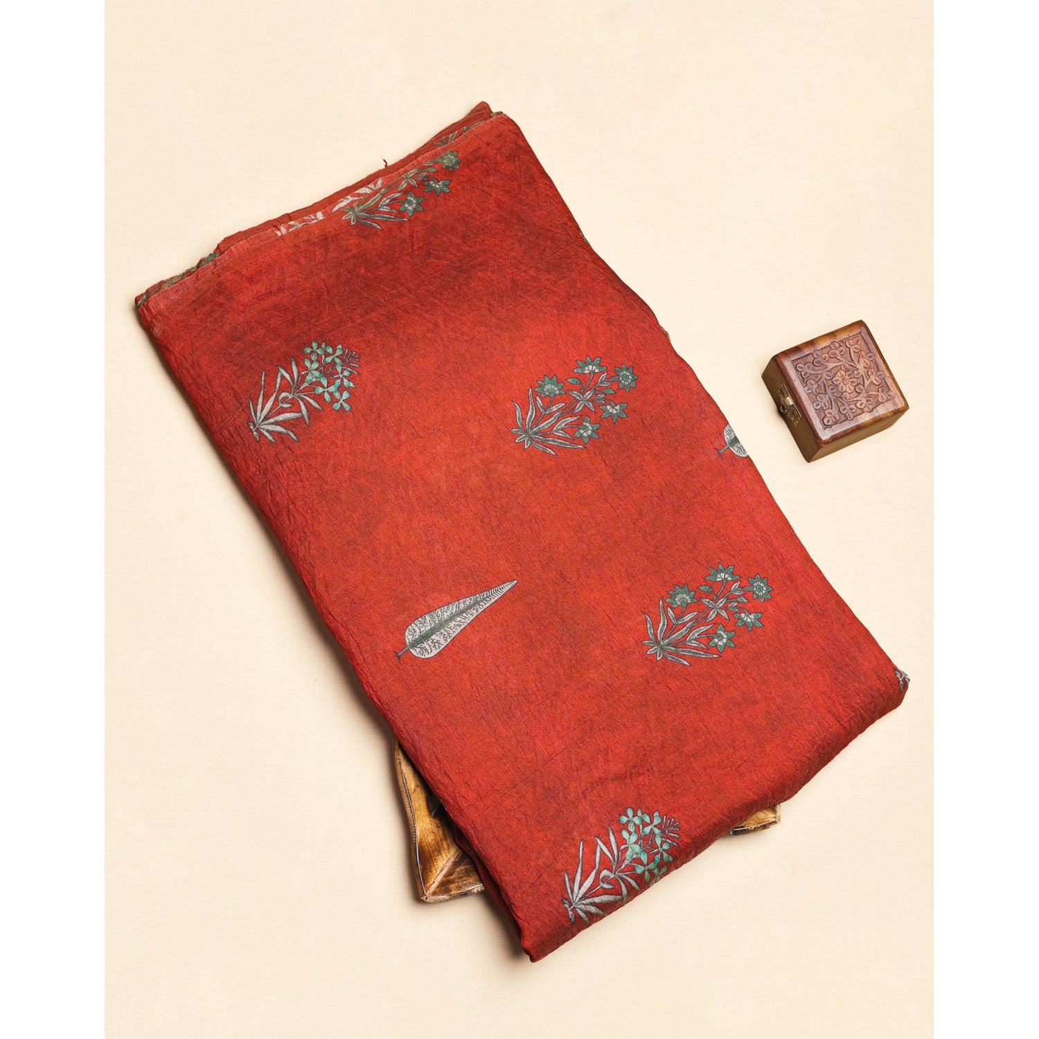 MOGRA CHANDERI PRINTED FABRIC