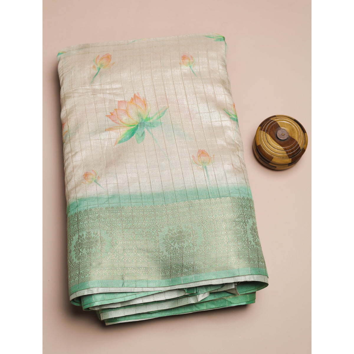 SEMI SILK PRINTED FABRIC