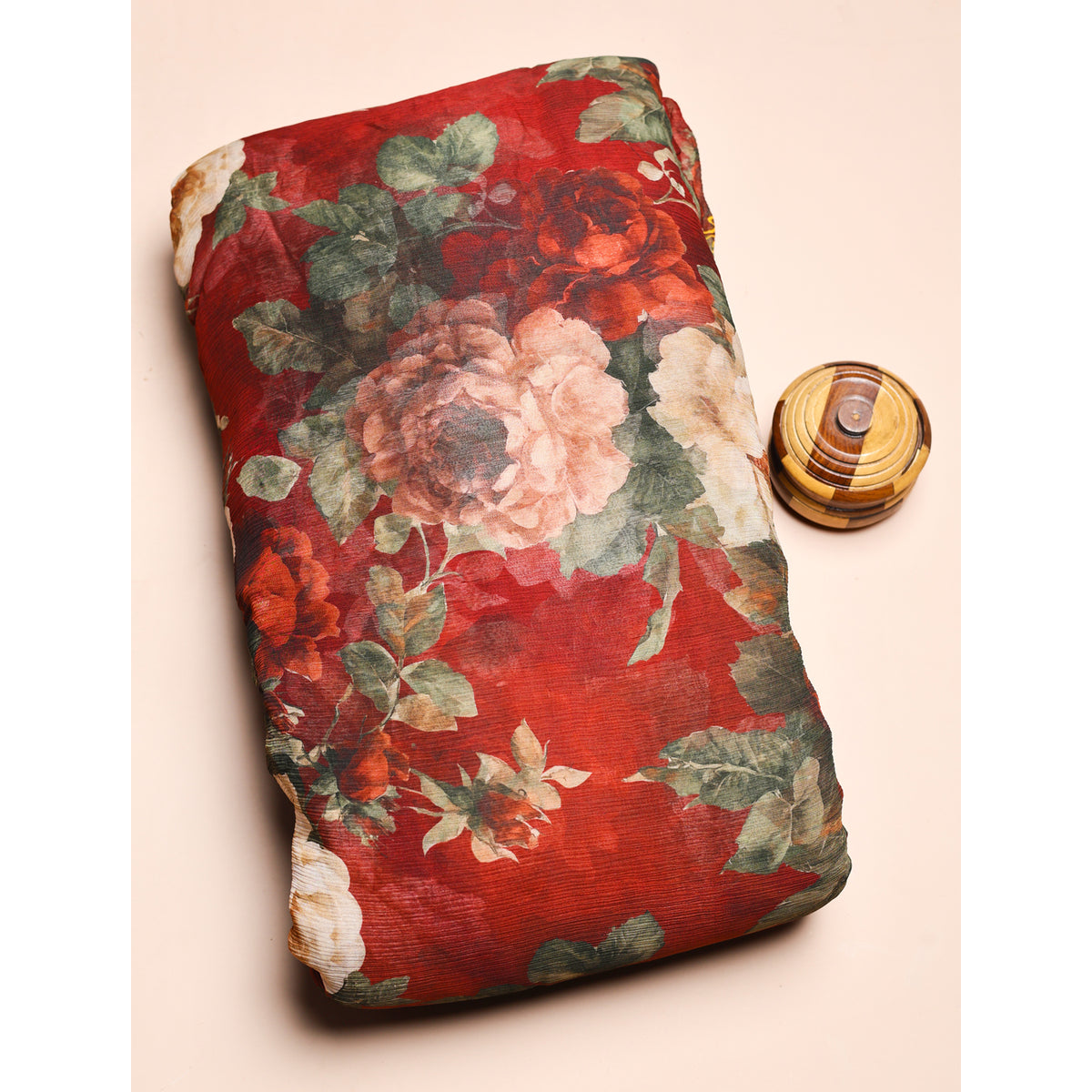 BEMBERG CHIFFON PRINTED FABRIC
