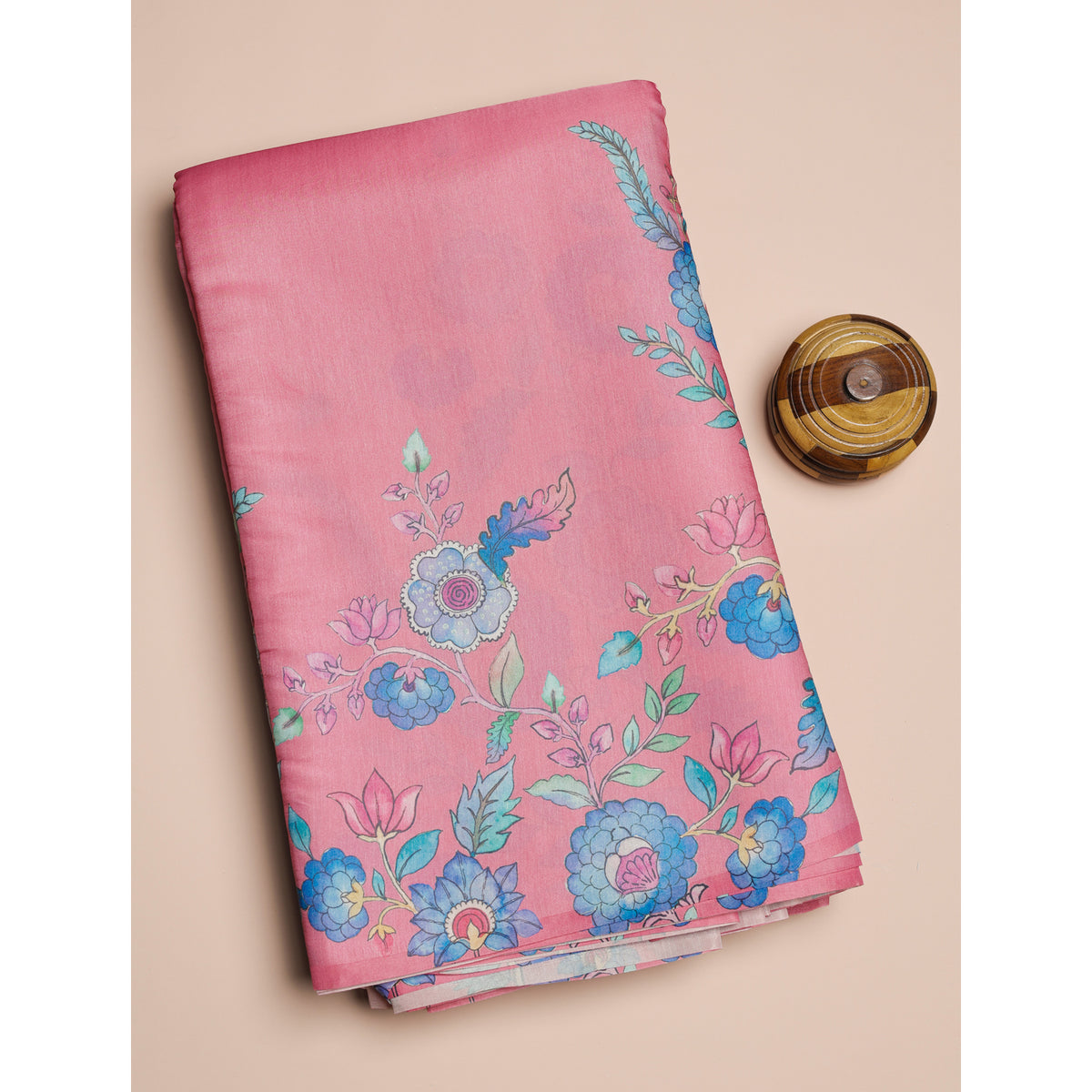 SEMI TUSSAR PRINTED FABRIC