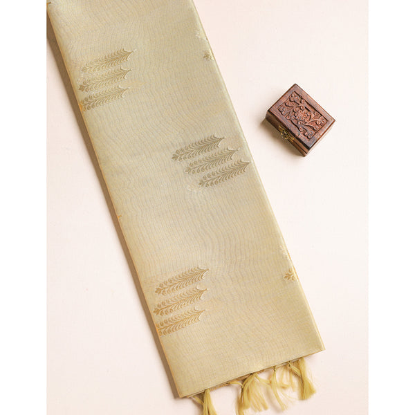 TISSUE SILK WOVEN SAREE