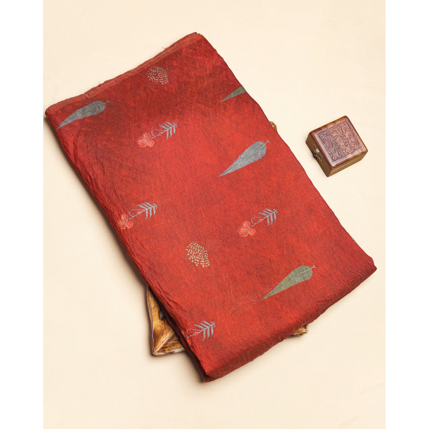 MOGRA CHANDERI PRINTED FABRIC