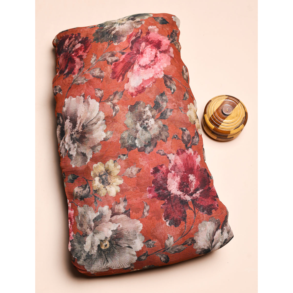 BEMBERG CHIFFON PRINTED FABRIC