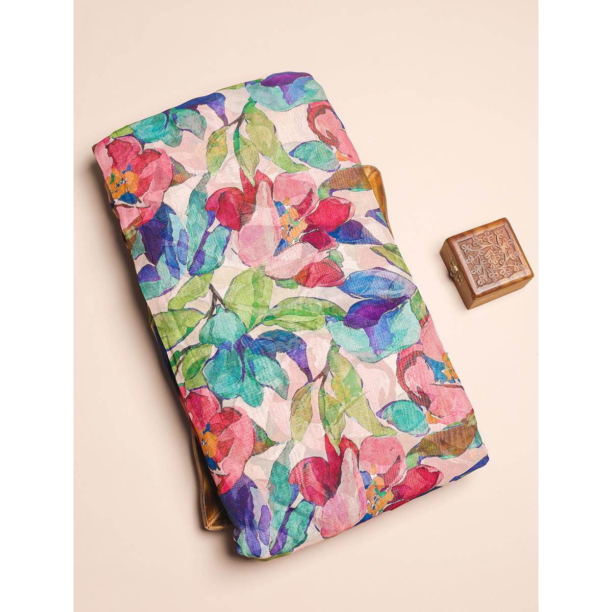 PURE GEORGETTE PRINTED FABRIC